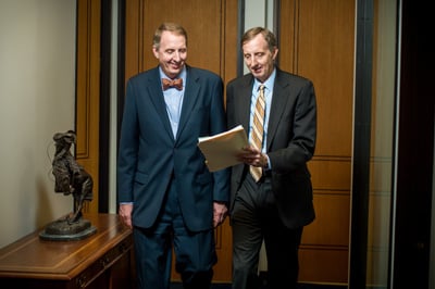 Photo of attorneys Jeffrey A. Robinson and Gregory E. Robinson